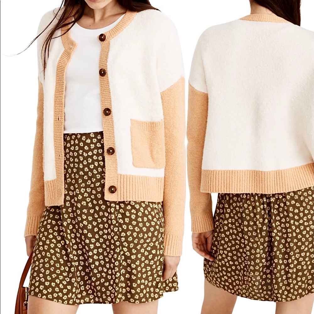Madewell Colburne Colorblock Cardigan